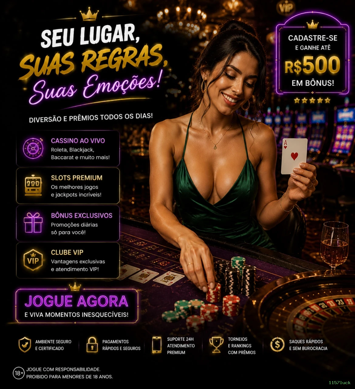 1157luck app de jogo para jogadores brasileiros